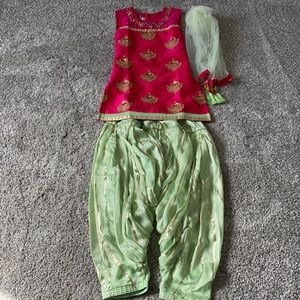 Girl’s Wedding Party Diwali Bollywood Patiyala Suit